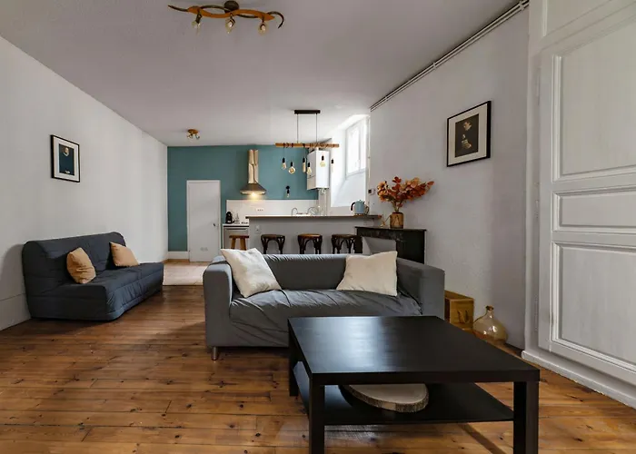 Le Cocon - Cocooning Avec Terrasse - Rue Des Gras דירה